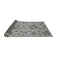 thumbnail image 2 of Ahgly Company Indoor Square Abstract Gray Modern Area Rugs, 6' Square, 2 of 4