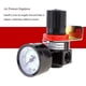 thumbnail image 5 of Regulador del filtro del compresor de aire, 1/4" Ajuste hembra de control de presión de aire comprimido Npt con manómetro kaili Sencillez, 5 of 5