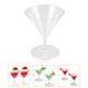 thumbnail image 4 of 10 vasos de plástico para cóctel, vino, champán, martini y whisky., 4 of 8