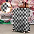 thumbnail image 4 of Black White Checkerboard Checkered Pattern Luggage Cover Fashion Suitcase Cover Baggage Covers Fit 25-28 Inch Luggage (Go Travel), 4 of 5
