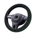 thumbnail image 3 of Aqua Dog Paw Print Cute Steering Wheel Covers Universal Puppy Animal Lover Soft Steering Wheel Protector for SUV Car Accessories, 3 of 6