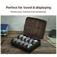 thumbnail image 4 of Bigcan Leather Watch Storage Box – Handcrafted 10-Slot Organizer with Dual Zipper, Soft Fabric Cushions, Free Engraving Option, and Travel-Friendly Design, 4 of 9