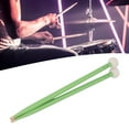 thumbnail image 4 of Drum Mallet Set, Good Hand Feel Even Percussion Drums Mallets Accessory Felt Head  For Performance Green, 4 of 8