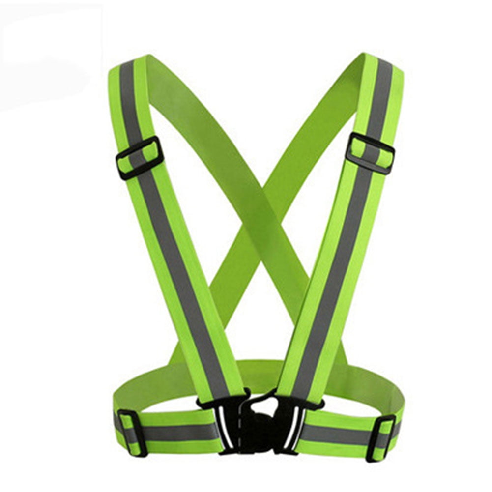 Adjustable Vshape Reflective Safety Vest Luminous Elastic Belt for