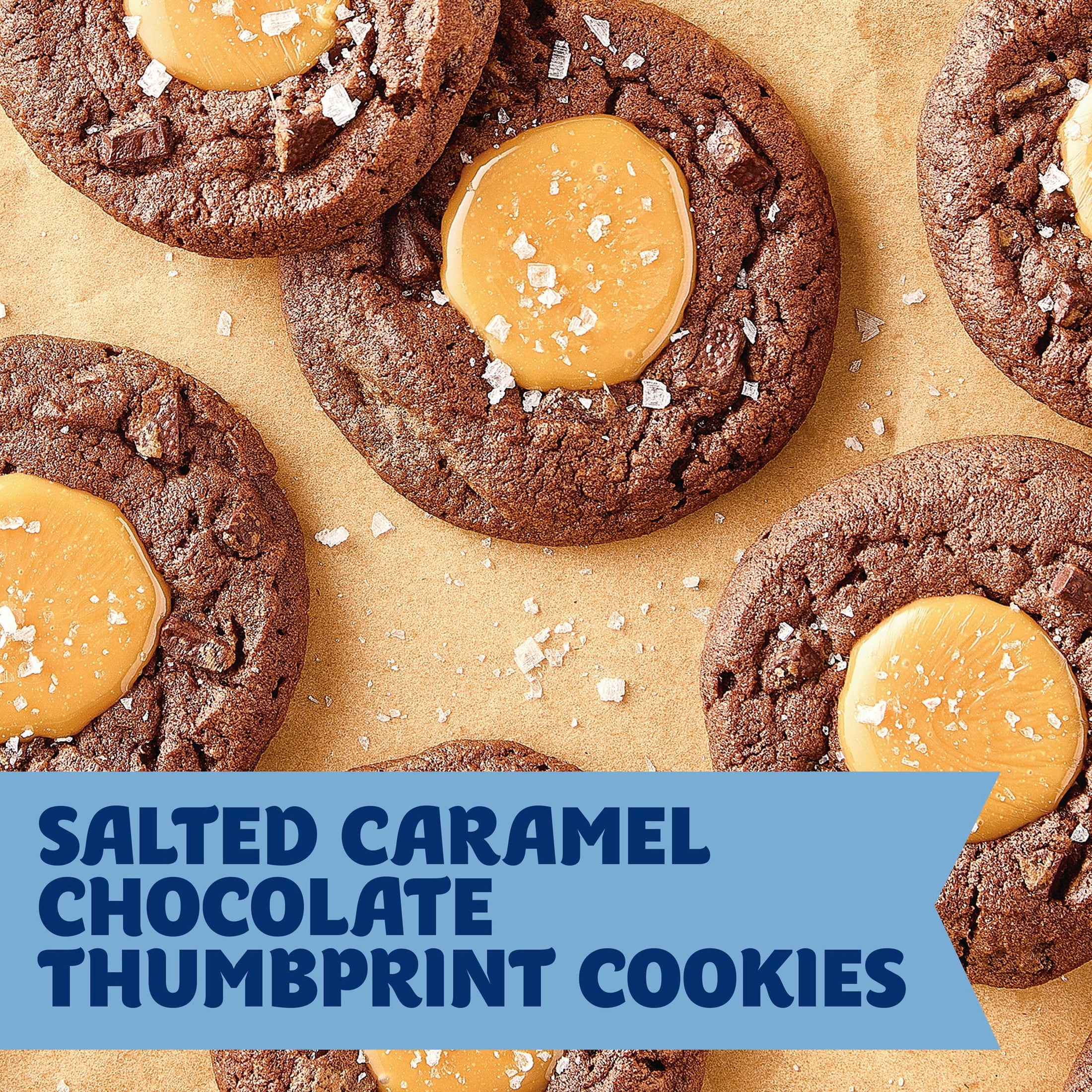 Pillsbury Ready to Bake Double Chocolate Refrigerated Cookie Dough, 12 Big Cookies, 16 oz