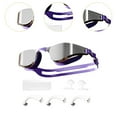 thumbnail image 6 of lacooooppia Swimming Goggles Detachable Nose Bridges Portable Professional Swim Glasses Eyewear for Snorkeling Swimming Sports Violet, 6 of 8