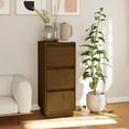 thumbnail image 1 of vidaXL Buffet Miel Brun 32x34x75 cm Pin Massif, 1 of 5