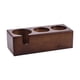 thumbnail image 1 of Base de soporte para compactador de café de 51/58 mm, estación de portafiltro, soporte para accesorios Marrón 3 agujeros A, 1 of 9