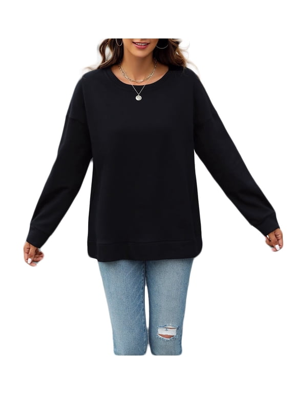 Women Halloween Sweatshirt Pullover Crew Neck Long Sleeve Sweatshirt