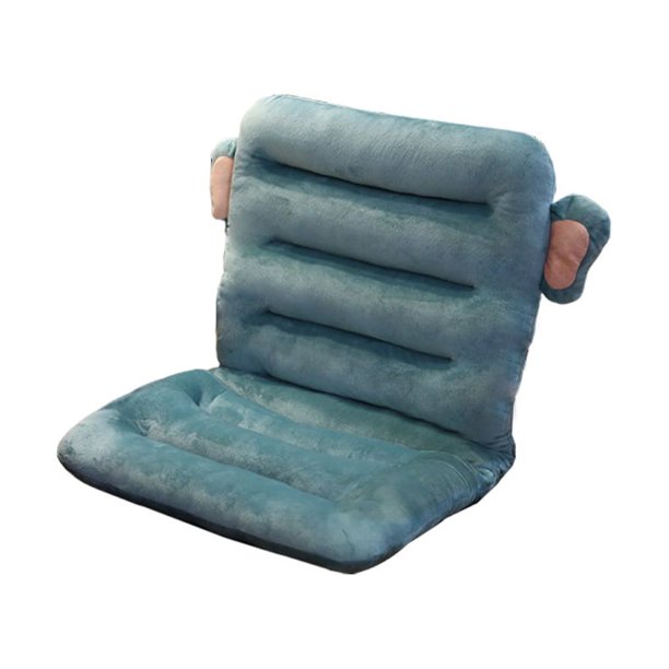 Billuyoard Cojín para silla, tumbona perezosa, banco Tatami, respaldo largo de felpa, almohadilla para banco, alfombrilla antideslizante, sillas Type5 NO5