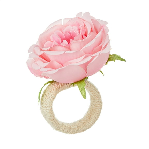 AOKAILA Napkin Ring Holder Floral Serviette Buckles Serviette Buckles Table Decorations for Spring Banquet Wedding Tea Party Birthday Holiday stunning