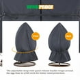thumbnail image 6 of F&J Outdoors Premium Waterproof Outdoor Patio Egg Chair Cover - 45"W x 70"H, 6 of 8