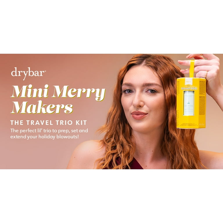 Drybar The Travel Trio Kit, Hair Spray Hair Care Holiday Gift Set