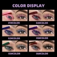 thumbnail image 4 of 2-in-1 Glitter & Matte Colored Mascara,Dual End Long Lasting Curling Mascara,Waterproof Volumizing Lash Defining Makeup for Party Festival Daily Use(Green 10g), 4 of 4