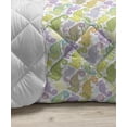 thumbnail image 3 of Green Down Alternative Comforter, Leaves Background Chameleons Repetitive Fresh Tones, Microfiber Quilt for All Season, 5 Sizes, Avocado Green Multicolor, by Ambesonne, 3 of 3