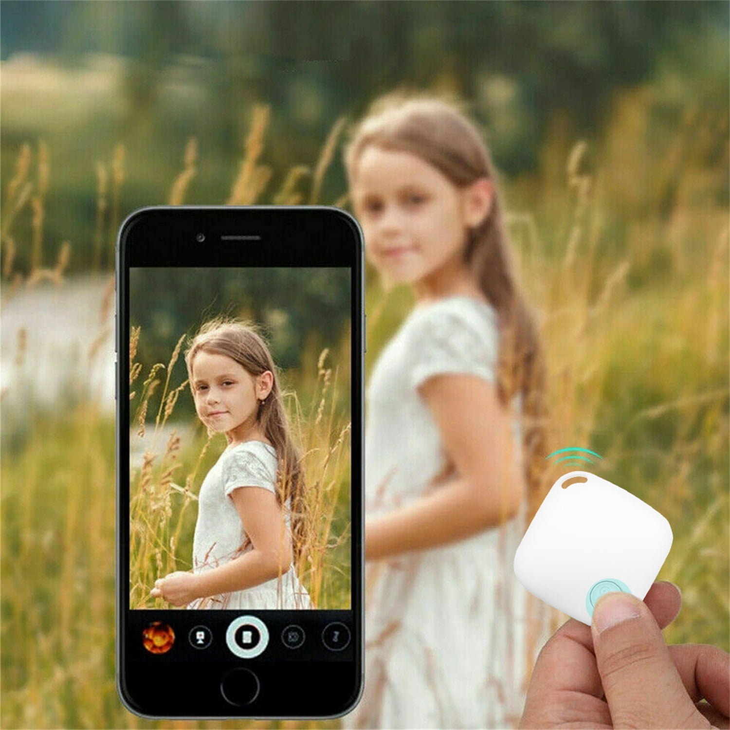 Pefilos 82 ft Anti-lost Wireless GPS Tracker Locator Finder For Kid Key Pet Dog Bicycle, Bag, White Pefilos 82 ft Anti-lost Wireless GPS Tracker Locator Finder For Kid Key Pet Dog Bicycle, Bag, White