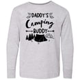 thumbnail image 3 of Inktastic Daddys Camping Buddy Long Sleeve Youth T-Shirt, 3 of 5