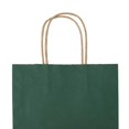 thumbnail image 4 of Bolsa de papel Bagmad Kraft 100, paquete de 20 x 12 x 25 cm con asas, color verde, 4 of 7