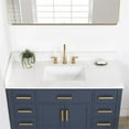thumbnail image 6 of Gavino 48" Wood Vanity in Royal Blue with Composite Stone Top no Mirror, 6 of 16