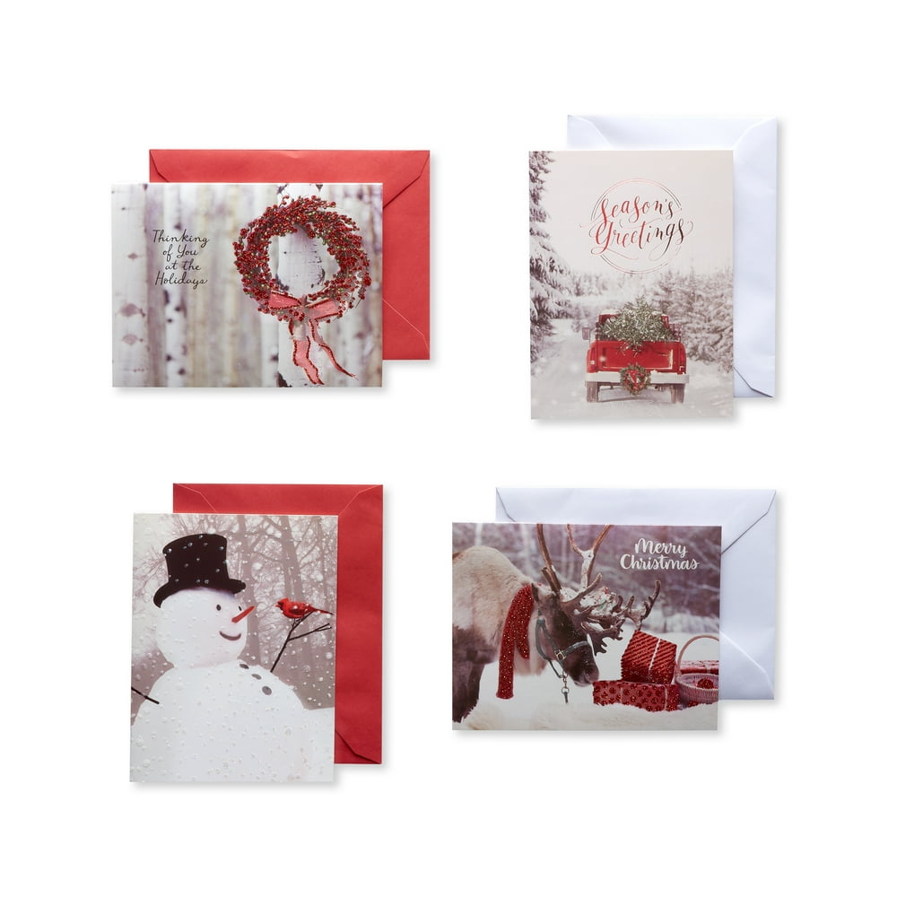 American Greetings Christmas Outdoor Photos Assorted Boxed Cards and