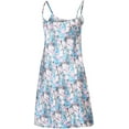 thumbnail image 2 of Richie House Women's Satin Print Slip Dress Sleepwear Pajama RHW2736-A-XL, 2 of 3