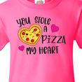 thumbnail image 4 of Inktastic Valentine's Day You Stole a Pizza of My Heart Youth T-Shirt, 4 of 5