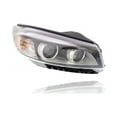 thumbnail image 3 of Headlight Assembly - TYC Compatible/Replacement for '16-18 Kia Sorento L/LX/EX - Halogen With Light Bar LED Daytime Running Light - Pair, Left Driver + Right Passenger Set - 92102C6000, 92101C6000, 3 of 4