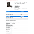 thumbnail image 2 of Front Brake Pad Set - Compatible with 2003 - 2007 Cadillac CTS Base 2004 2005 2006, 2 of 2