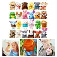 thumbnail image 5 of 24 Pack Mini Animal Plush Toy Assortment (24 Units 2" Each),Bulk Stuffed Animals Party Favors for Kids, Small Animals Plush Keychain Decoration, Carnival Prizes, Valentine's Day Party Favors, 5 of 8