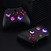 eXtremeRate Scarlet Red Multi-Colors Buttons7 Colors 9 Modes DTF LED Kit for Xbox Series X/S Controller(not included Controller)