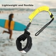 thumbnail image 1 of Surfboard Leash, Stand Up Paddle Board Leash 5mm Coiled Spring Leg Foot Rope Surfing Leash for Surfboard, 1 of 7