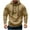 Khaki, variant on WRKEKC Hoodies for Men Solid Color Button Down Drawstring Hooded Sweatshirt with Kangaroo Pocket for Fall Winter Casual Daily & Lounge Outfits
