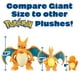 thumbnail image 2 of Peluche Jazwares Pokémon Charizard de 24 pulgadas para niños mayores de 2 años, 2 of 7