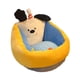 thumbnail image 2 of Cojín para sofá o silla, de felpa con dibujos animados, cómodo y suave tejido de terciopelo, ergonómico, para habitación de niñas, sala de juegos y of amarillo, 2 of 8