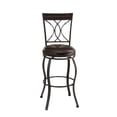 thumbnail image 6 of Hillsdale Furniture Kirkham Metal Counter Height Stool, Black Silver, 6 of 6