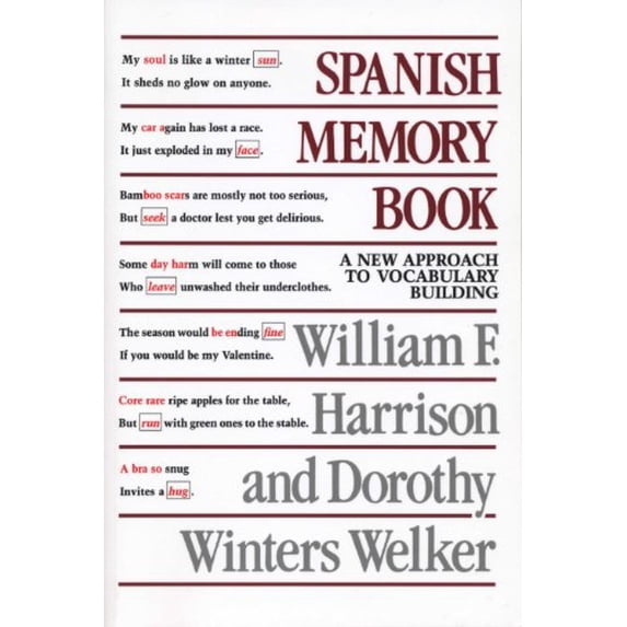 Pre-Owned Spanish Memory Book: A New Approach to Vocabulary Building, 9780292776418, 0292776411, Paperback,