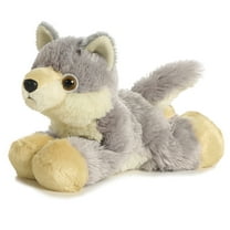 Aurora - Small Gray Mini Flopsie - 8" Woolsey - Adorable Stuffed Animal