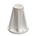 thumbnail image 2 of Saftron Polymer 6 Inch Pool Handrails and Ladders Surface Mounting Base (4 Pack), 2 of 5
