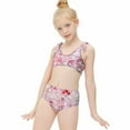 thumbnail image 4 of Kuromi And My Melody Girls' Swimwear Beach Sport Bikini Bathing Suit 2 Piece Swimsuits, 4 of 7