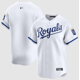 thumbnail image 1 of Camiseta clásica de béisbol blanca de local de los Kansas City Royals, con número de estrella bordado.-L, 1 of 2