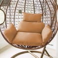 thumbnail image 2 of Cojines de silla de cesta colgante para decoración del hogar, hamaca de huevo, almohada trasera para nido, interior, exterior, Patio, jardín, playa, oficina Fivean unisex, 2 of 2
