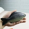 thumbnail image 6 of Sioweci Simulated Fish Model Realistic Black White Artificial Crucian Figurine Fish Decoration Ornament Kids Animal Learning Toy Photo Prop Black, 6 of 12