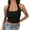 Black, variant on "Gubotare Women'S Summer Tank Top Women’s Square Neck Double Lined Seamless Sleeveless Cropped Tank Yoga Crop Tops,White M"