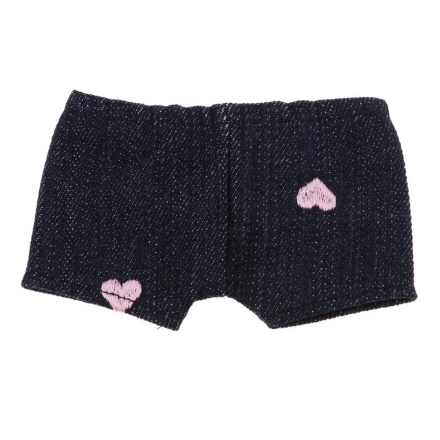Pantalones Impresos con Unisex Hechos Jeans para 20-23 Cm Relleno ídolo Hugo Mini Dolls Short Jeans