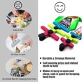 thumbnail image 3 of Paquete de 6 clips para bolsas de virutas, clips de sellado para bolsas, clips para bolsas de alimentos, agarre de sellado pesado de plástico para aperitivos de cocina, comida y oficina Ormromra CPB-US-WZY75, 3 of 5