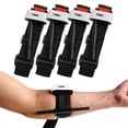thumbnail image 1 of (paquete de 4) torniquetes, torniquetes de emergencia militar para combate, torniquetes hemostáticos tácticos aplicación con una sola mano para emergencia al aire libre, 1 of 5