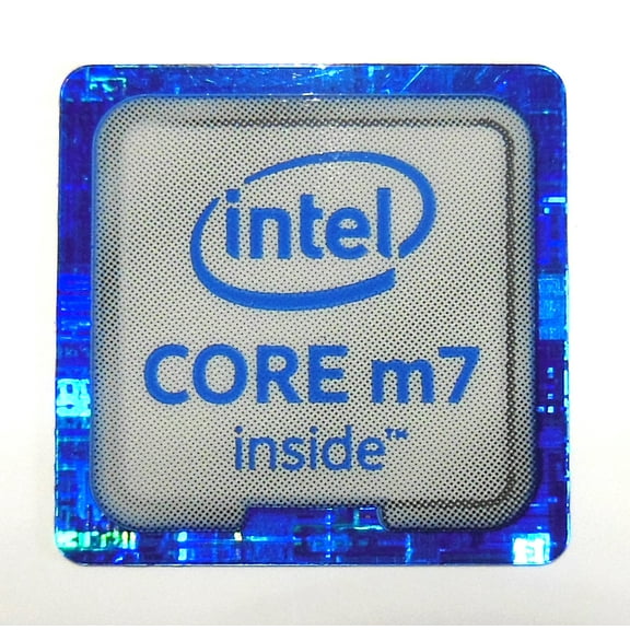 Intel Core m7 Inside Sticker 18 x 18mm / 11/16" x 11/16" [930]