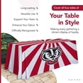 thumbnail image 4 of Wisconsin Badgers 6' Team Logo Table Throw, 4 of 5