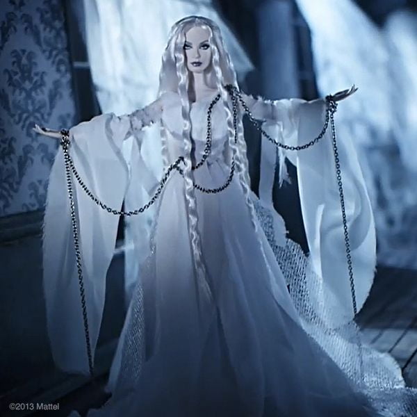 Haunted Beauty Ghost Barbie Collector Doll Gold Label 2012 Mattel W7819 Walmart