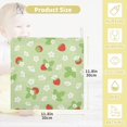 thumbnail image 6 of GZHJMY Washcloths Set Bathroom Kitchen Wash Cloths Face Towels Wipes Strawberry Green Decorative 12x12 Inch 5 Pack, 6 of 7